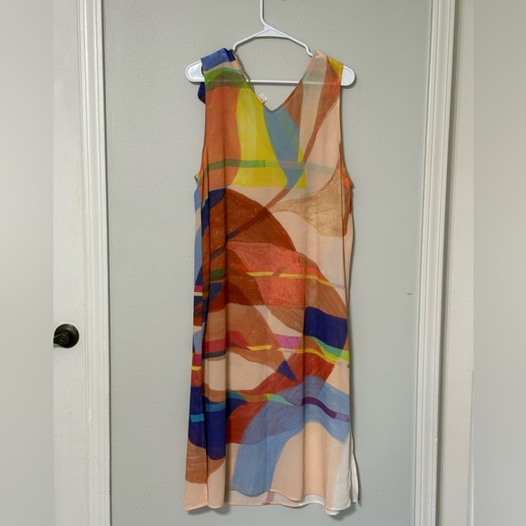 World Market Colorful Abstract Print Dress - Picture 3 of 3